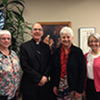 Meeting with Archbishop Sartain