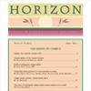 PDF of 2012 HORIZON No. 2 Spring and tablet files -- Vocations on campus